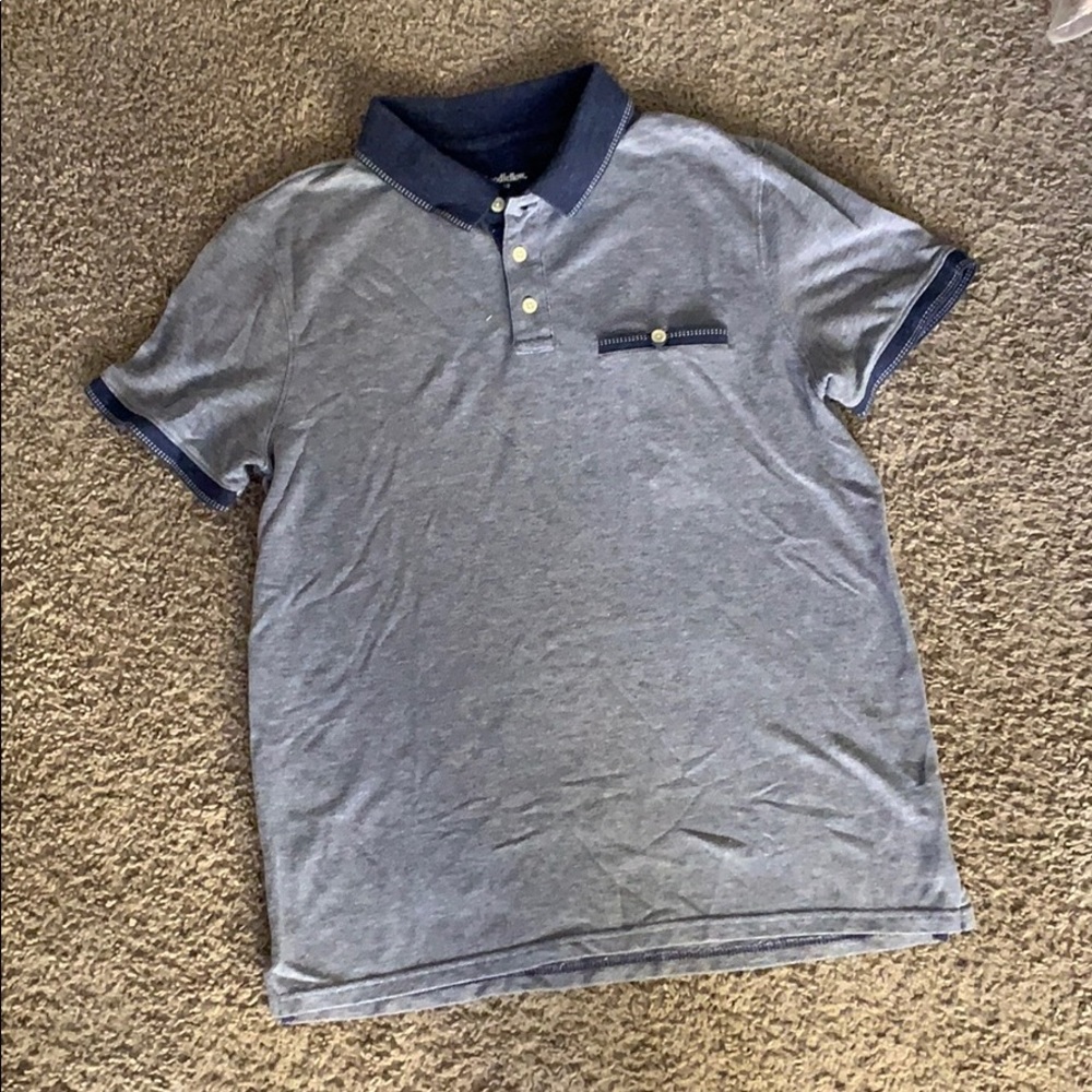 Goodfellow Heather blue men’s polo